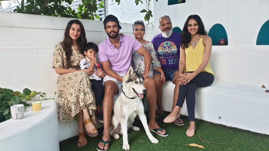 Aadarsh Balakrishna Family