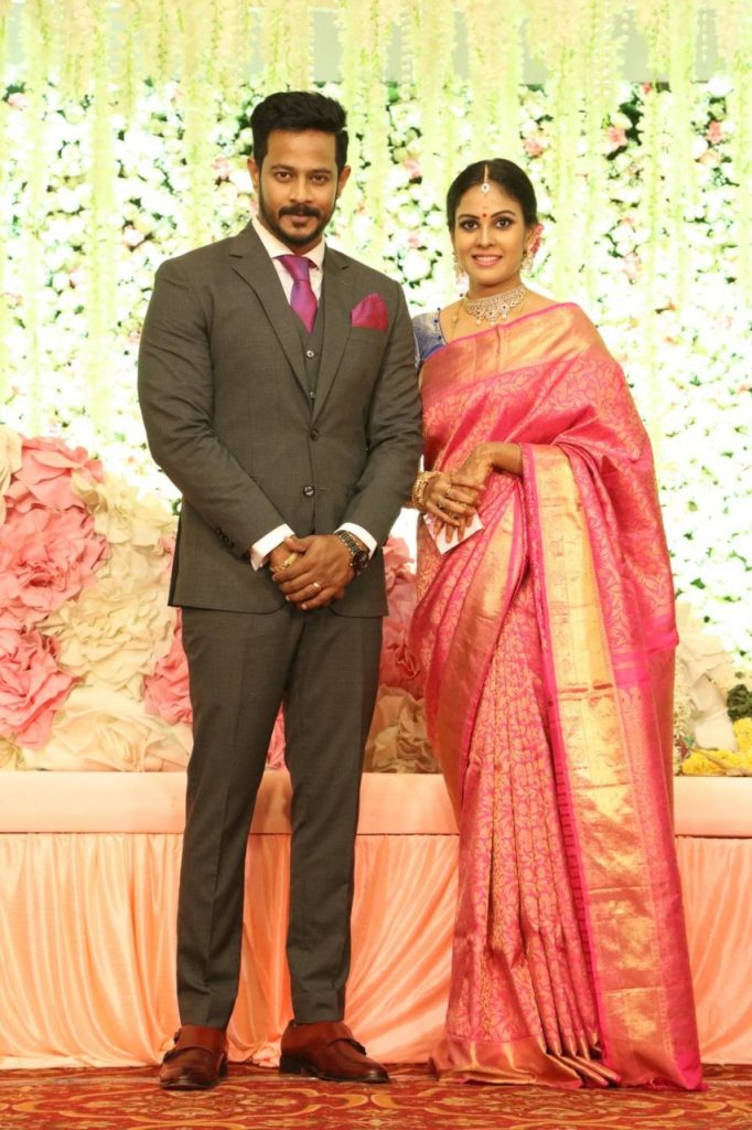 Chandini with her husband Nanda