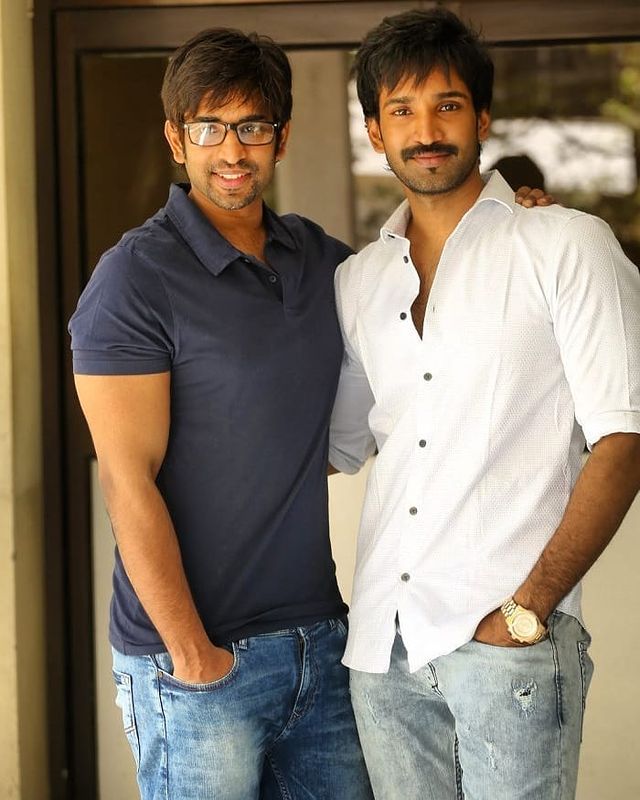Aadhi with his brother
