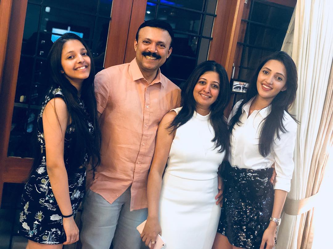 Neha Shetty with her Family
