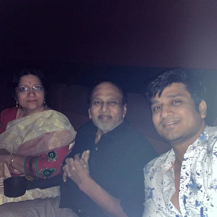 Nikhil Siddharth with his Parents
