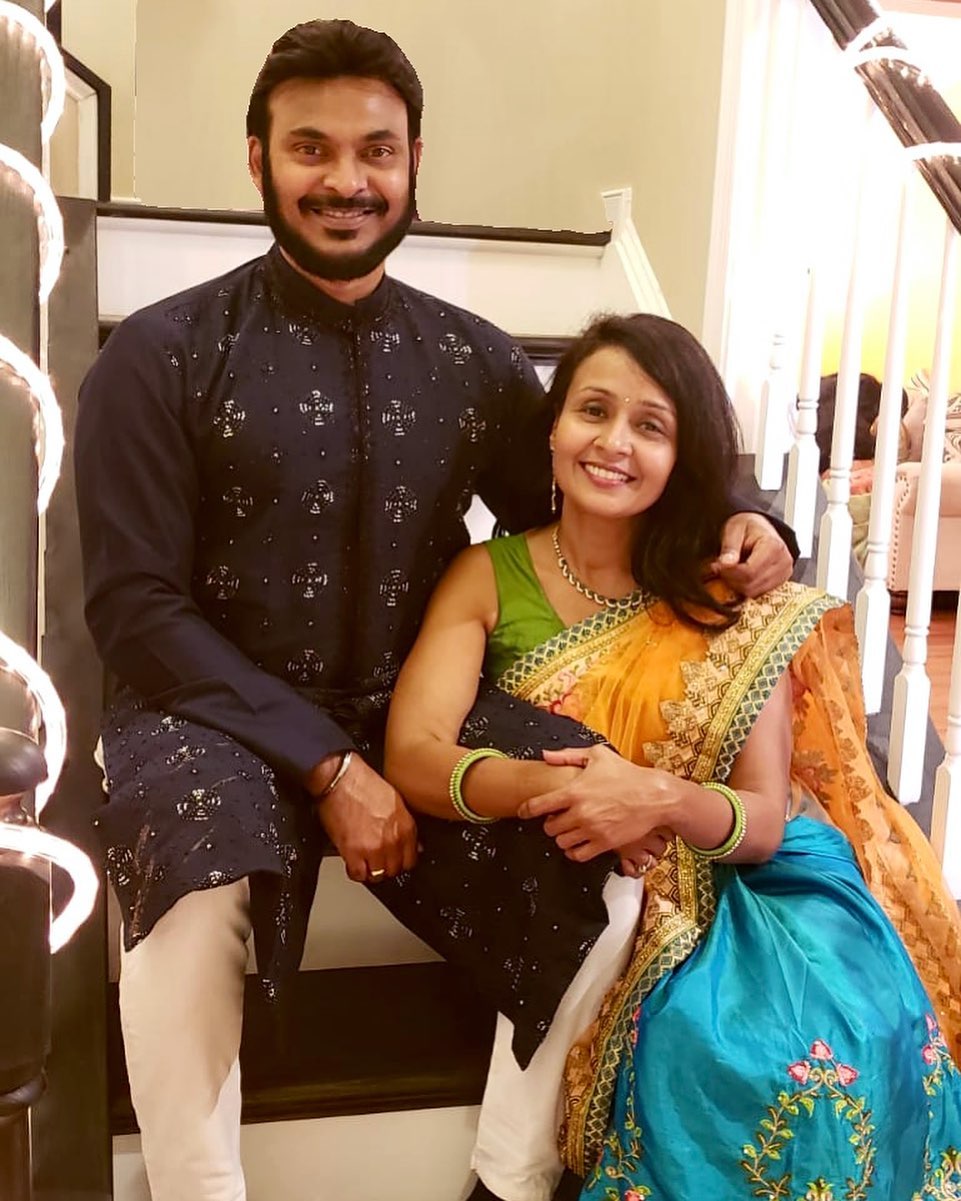 Ravi Prabhu with his Wife